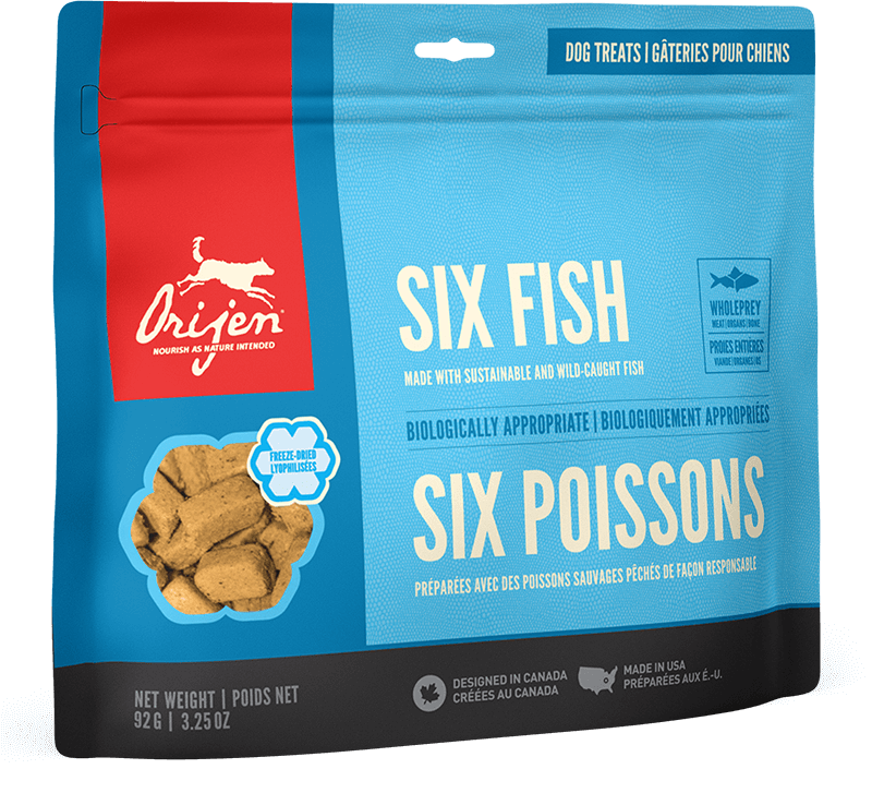 Orijen Dog Treats Six Fish 42.5gm